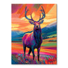 Abstract Deer Landscape | Paint-by-number Kit