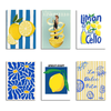 6 Mini Paintings|Amalfi Coast Set