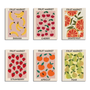 6 Mini Paintings|Fruit Market Set