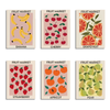 6 Mini Paintings|Fruit Market Set