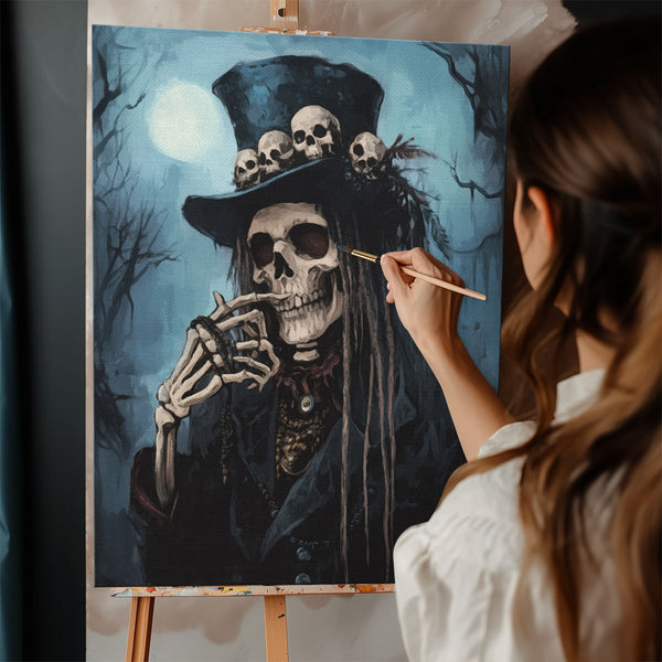 Midnight Skullkeeper | Paint By Numbers Kit