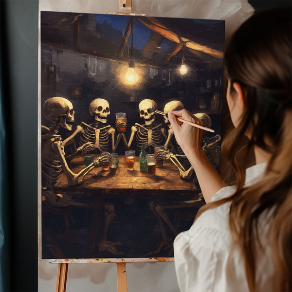 Skeleton Toast | Paint By Numbers Kit