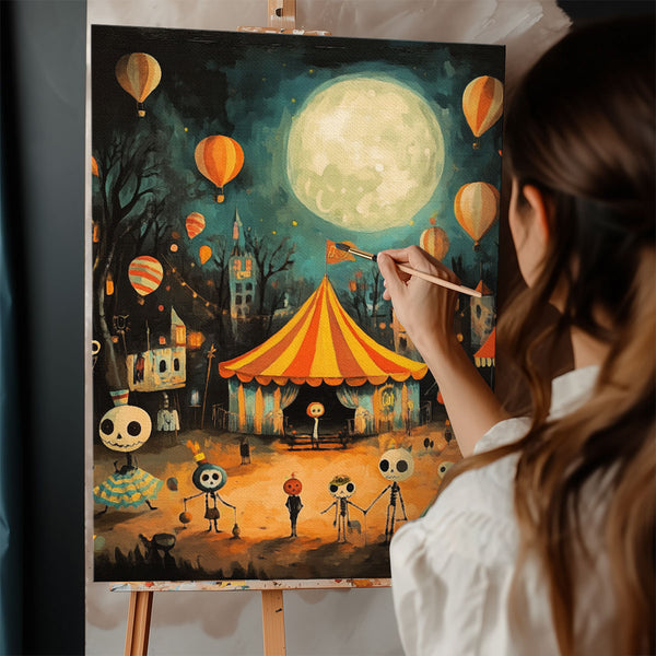 Moonlit Circus of Souls | Paint By Numbers Kit