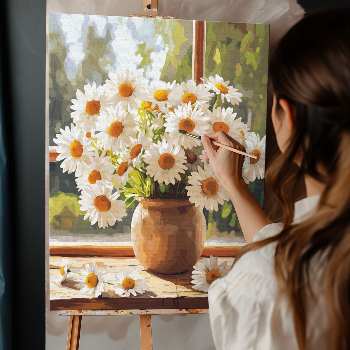 Daisy - April Birth Flower | Paint By Numbers Kit