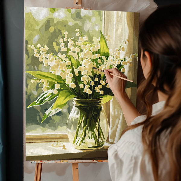 Lily of the Valley - May Birth Flower | Paint By Numbers Kit