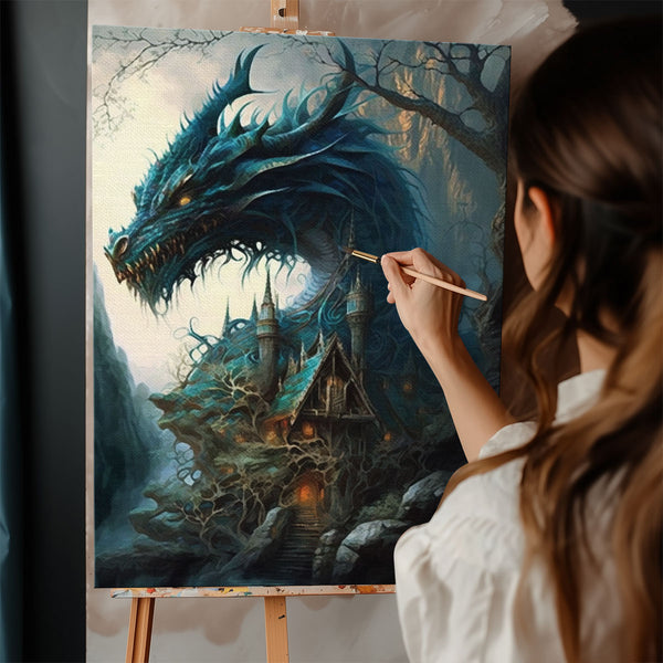 Dragon's Tower | Paint By Numbers Kit