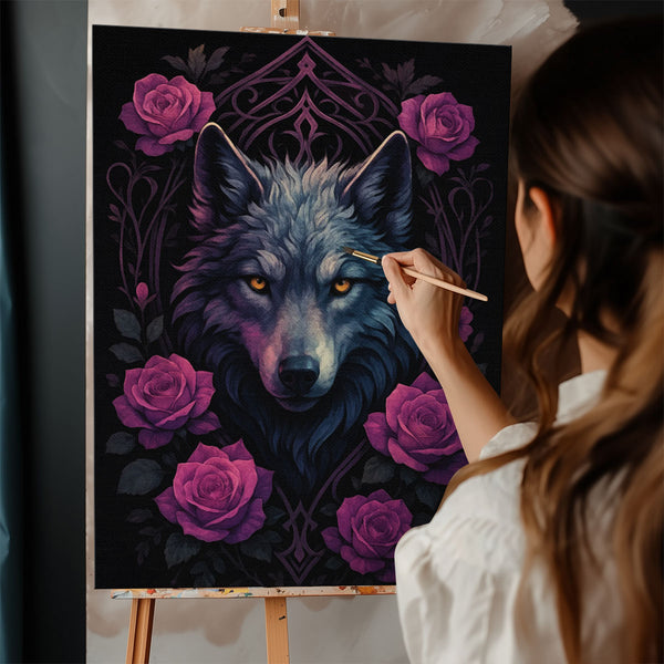 Thorned Wolf | Paint By Numbers Kit