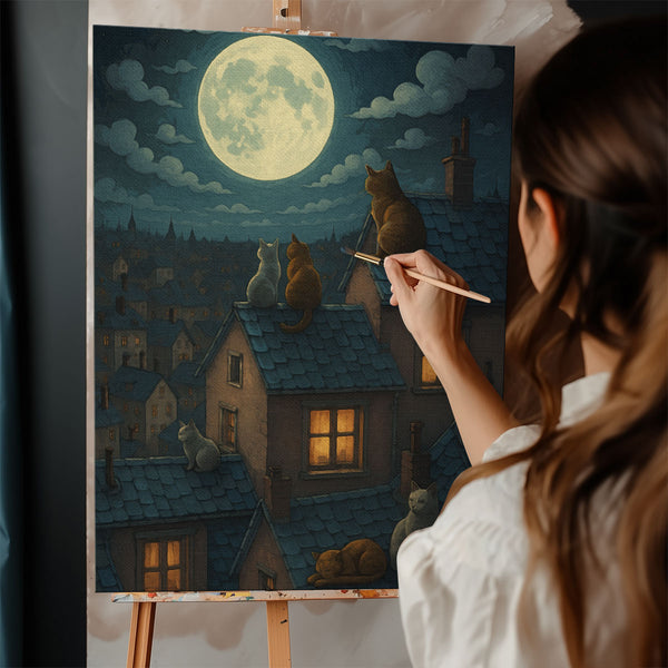 Rooftop Serenade | Paint By Numbers Kit