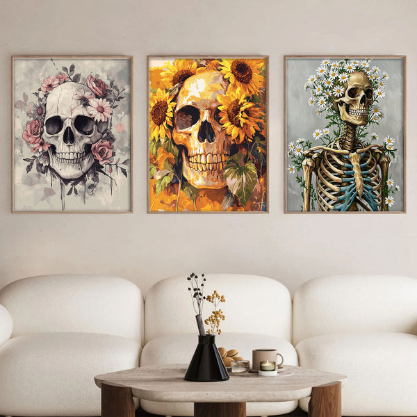 Floral Decay Set|  Paint By Numbers Kit