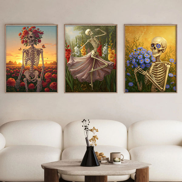 Skeletal Serenade Set|  Paint By Numbers Kit