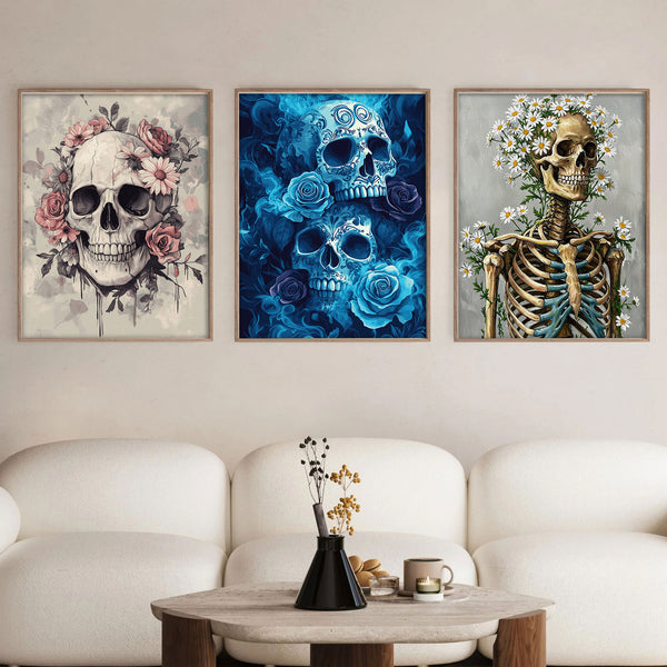 Death in Bloom  Set|  Paint By Numbers Kit