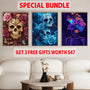 Memento Skulls Set|  Paint By Numbers Kit