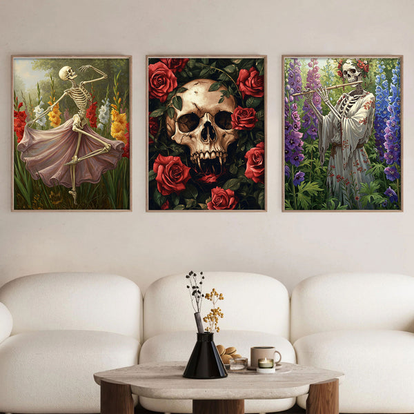 Skeletal Symphony Set|  Paint By Numbers Kit