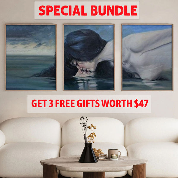 Submerged Kiss Set|  Paint By Numbers Kit