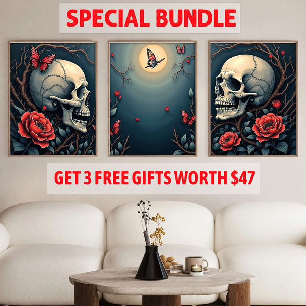 Lunar Requiem Set|  Paint By Numbers Kit