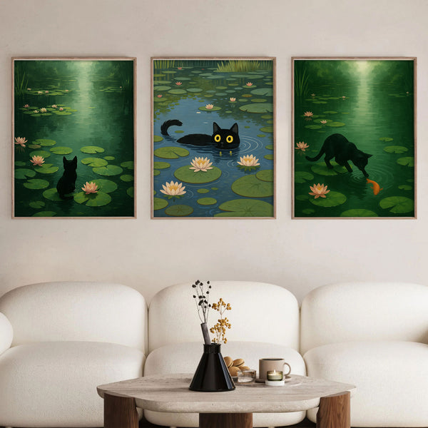 Black Cat Set|  Paint By Numbers Kit