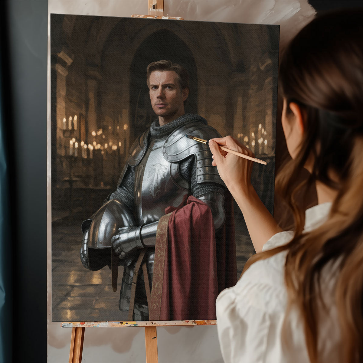 Knight in Armor |  Paint By Numbers Kit