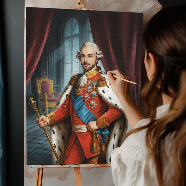 The Royal King | Paint By Numbers Kit