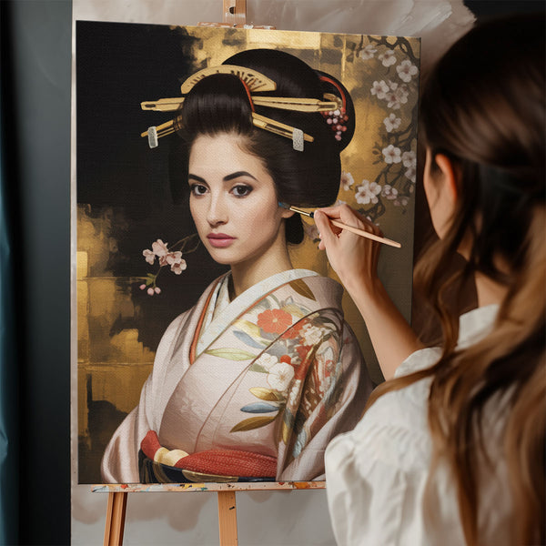 Japan Princess | Paint By Numbers Kit