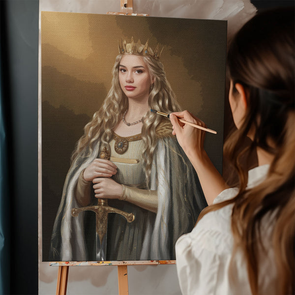 The Sword Queen | Paint By Numbers Kit