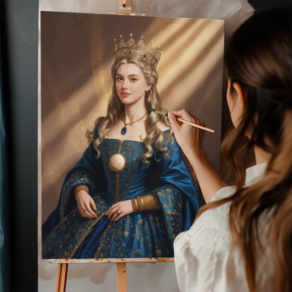 Sapphire Queen | Paint By Numbers Kit