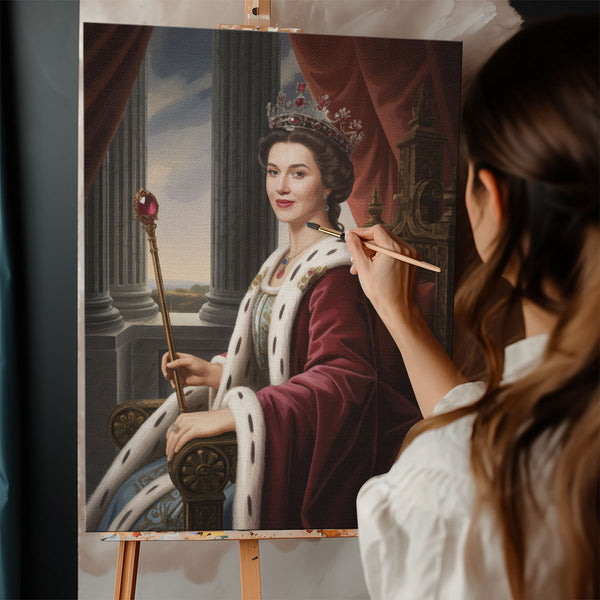 A Majestic Queen |  Paint By Numbers Kit