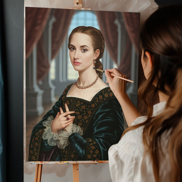 A Renaissance Portrait | Paint By Numbers Kit