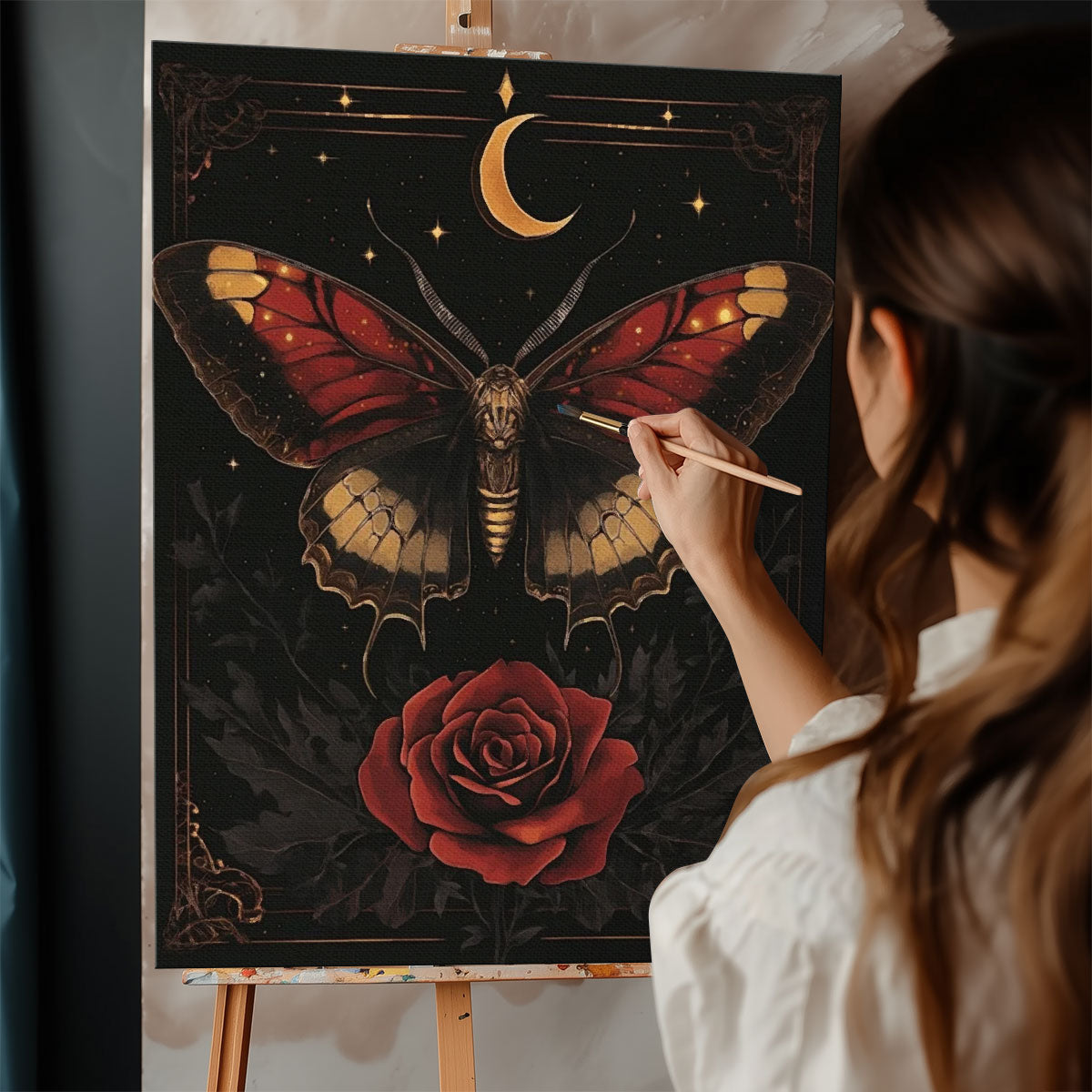 Dark Butterfly | Paint By Numbers Kit