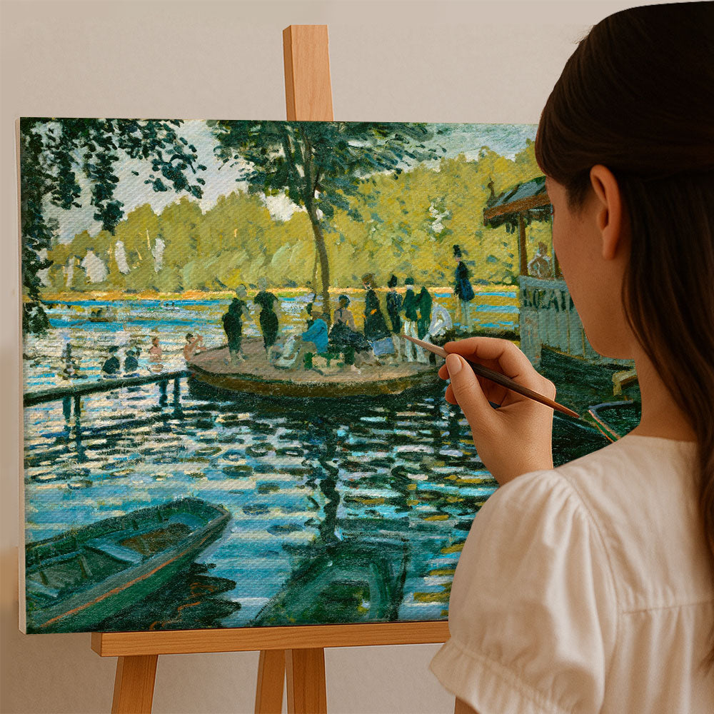 "La Grenouillère" by Claude Monet