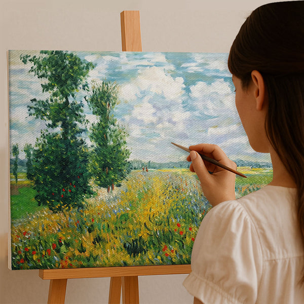 "Poppy Fields near Argenteuil" by Claude Monet
