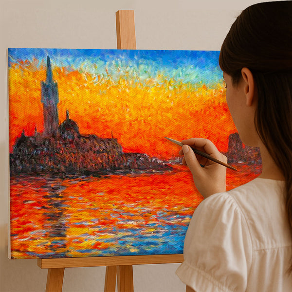 "San Giorgio Maggiore at Dusk" by Claude Monet