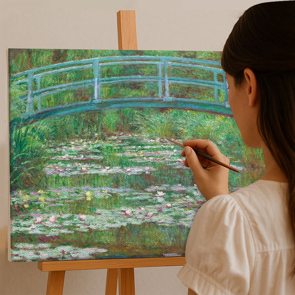 "The Japanese Footbridge and the Water Lily Pool, Giverny" by Claude Monet