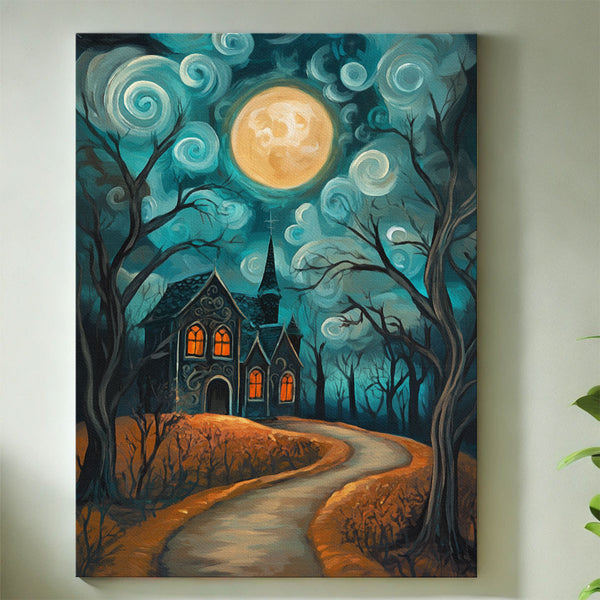 Haunted House | Paint By Numbers Kit