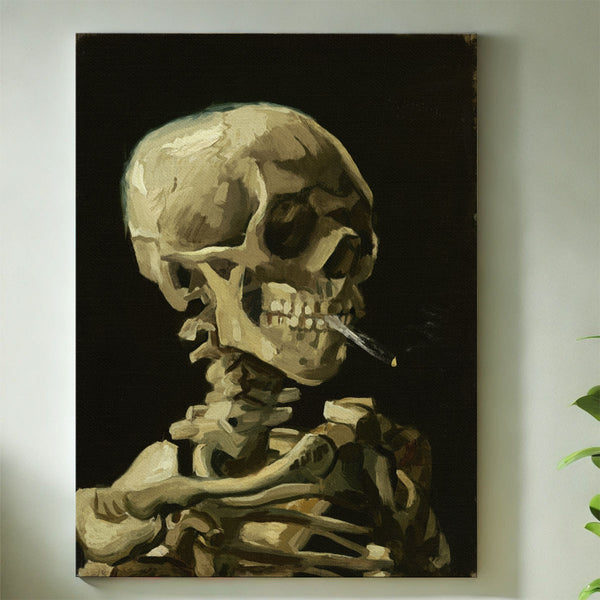 Van Gogh's Skull with Burning Cigarette | Paint By Numbers Kit