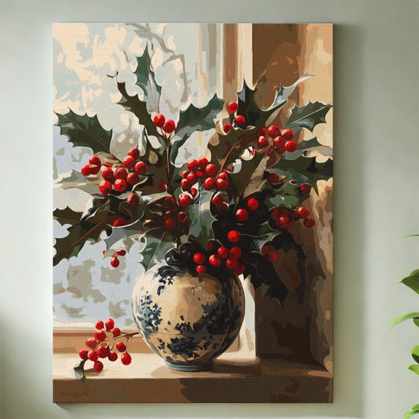 Holly - December Birth Flower | Paint By Numbers Kit