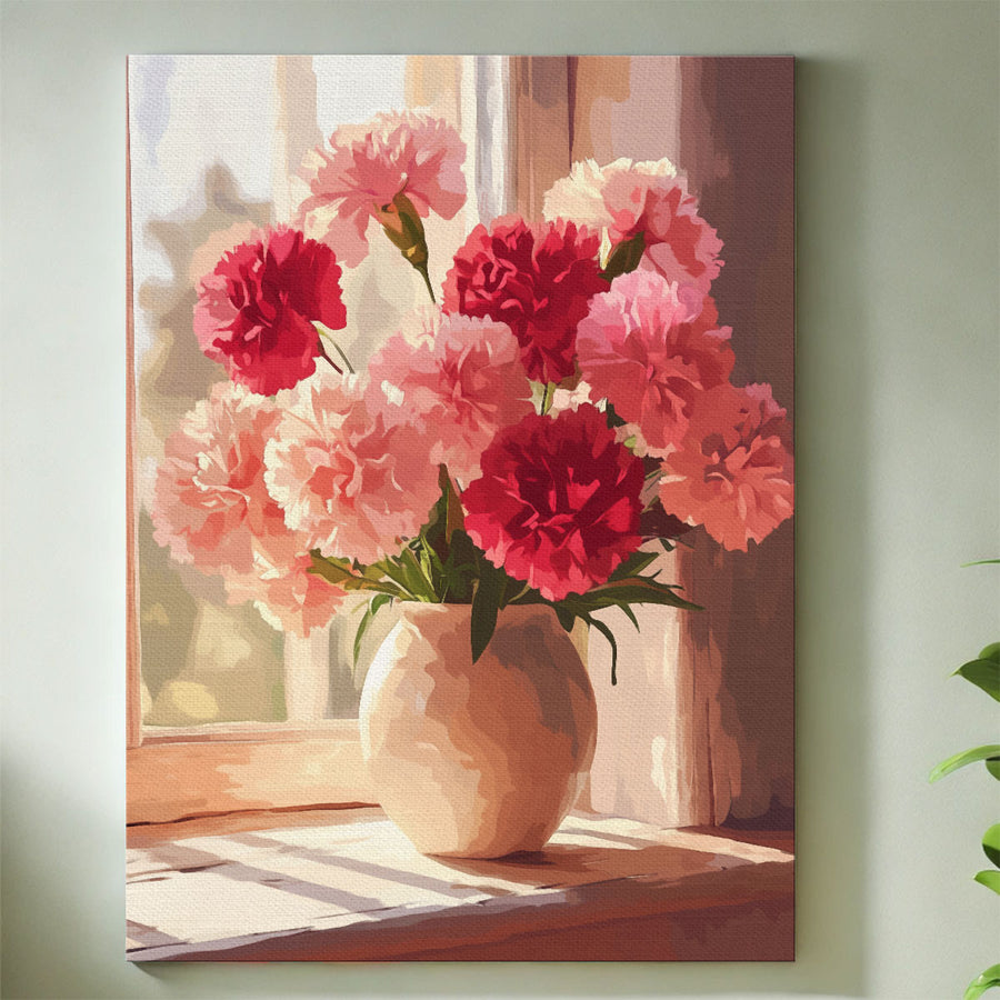 Carnation - January Birth Flower | Paint By Numbers Kit