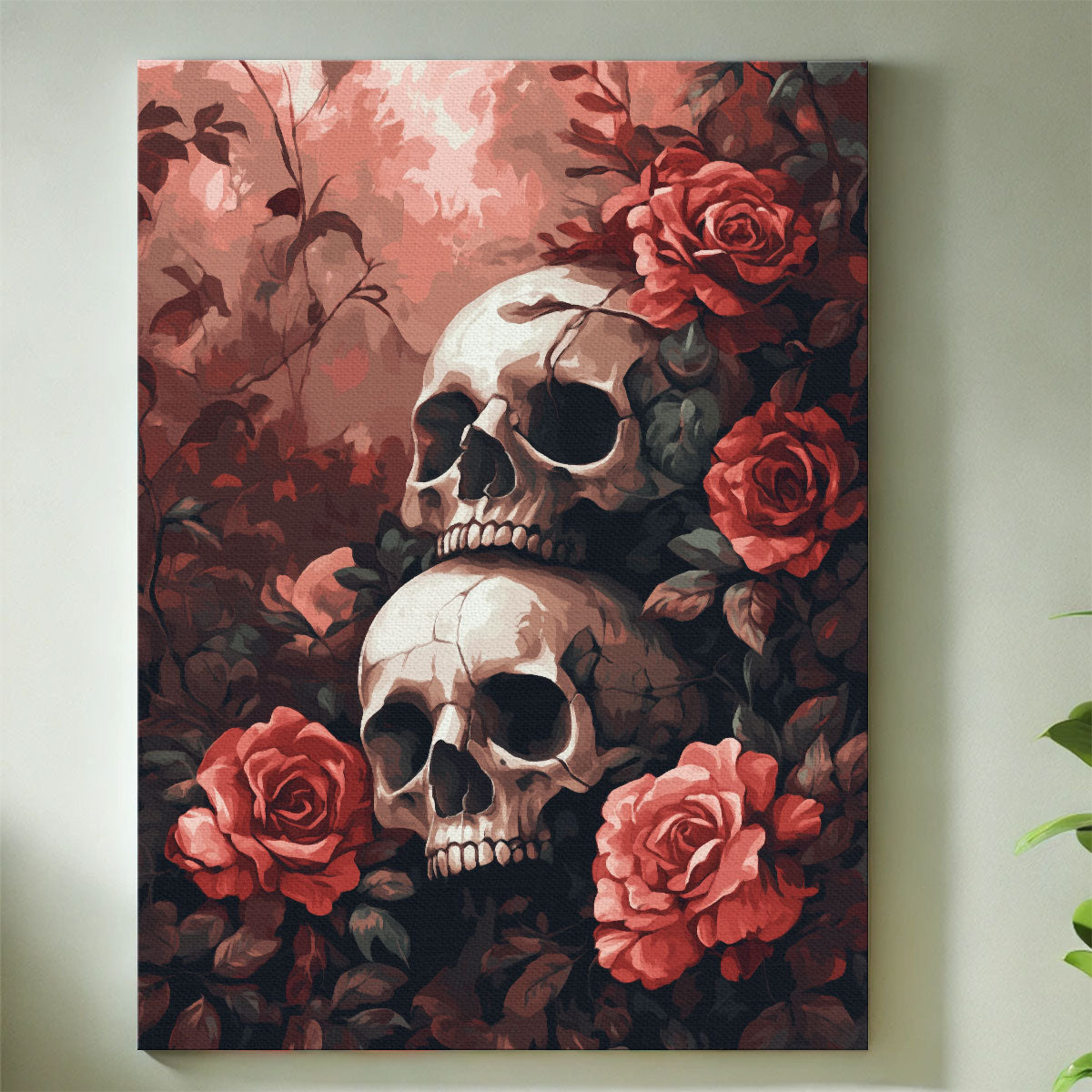 Crimson Rose Garden | Paint By Numbers Kit