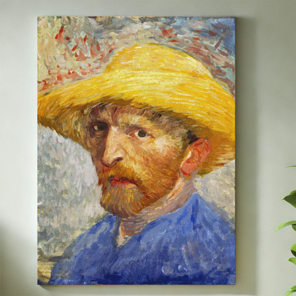 Portrait with Straw Hat by Van Gogh | Paint By Numbers Kit