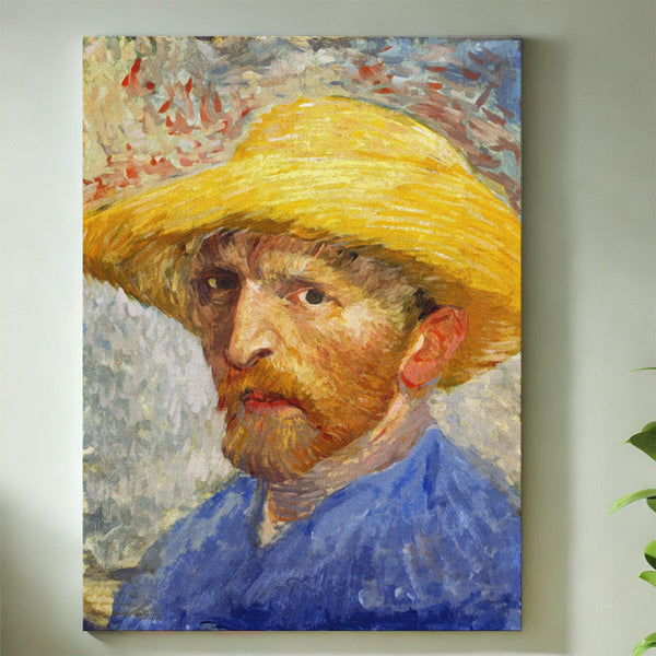 Portrait with Straw Hat by Van Gogh | Paint By Numbers Kit