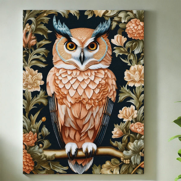 Vintage Owl by William Morris | Paint By Numbers Kit