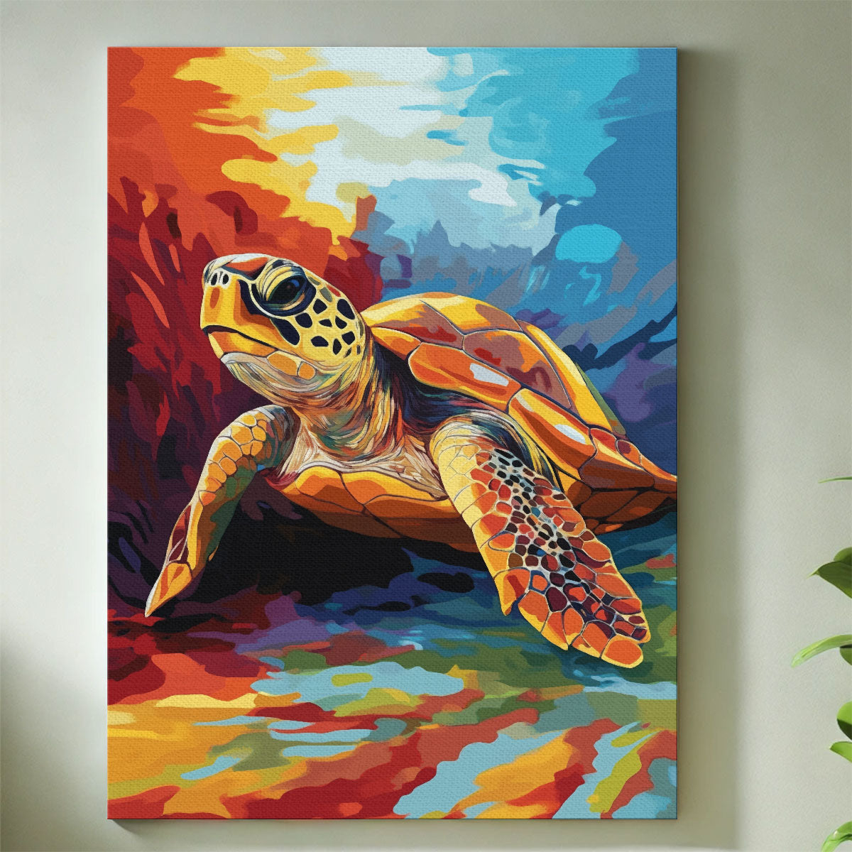 Colorful Turtle | Paint By Numbers Kit