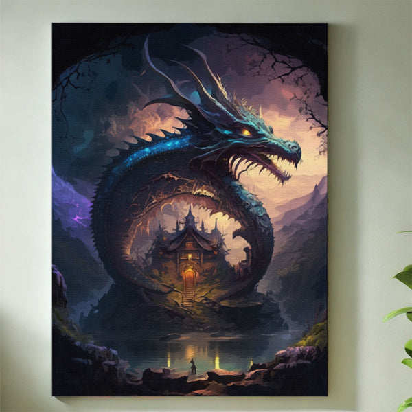 Mystic Dragon's Lair | Paint By Numbers Kit