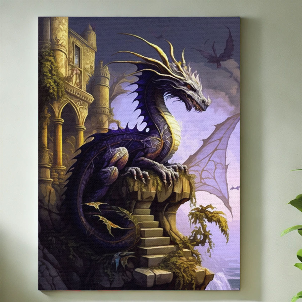 Dragon on the Terrace | Paint By Numbers Kit