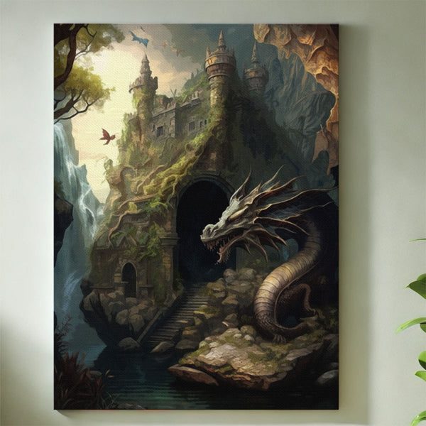 Dragon's Cave Entrance | Paint By Numbers Kit