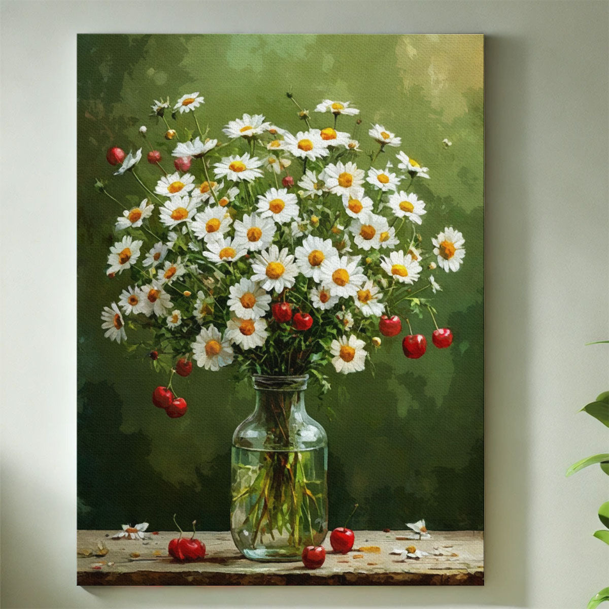 Daisies and Cherries | Paint By Numbers Kit