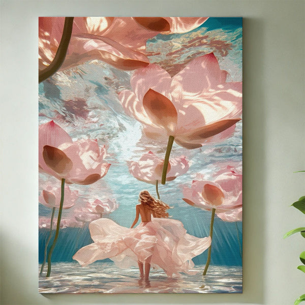 Underwater Lotus Dream | Paint By Numbers Kit