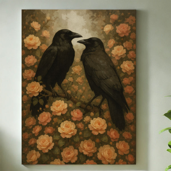 Floral Ravens | Paint By Numbers Kit