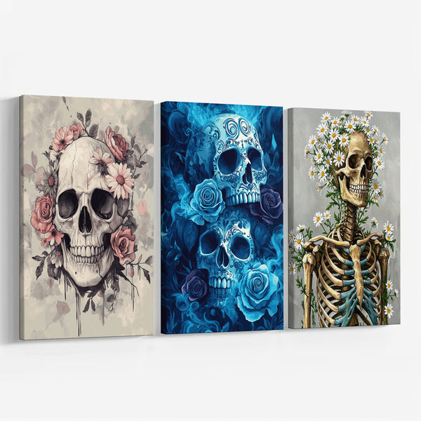 Death in Bloom  Set|  Paint By Numbers Kit