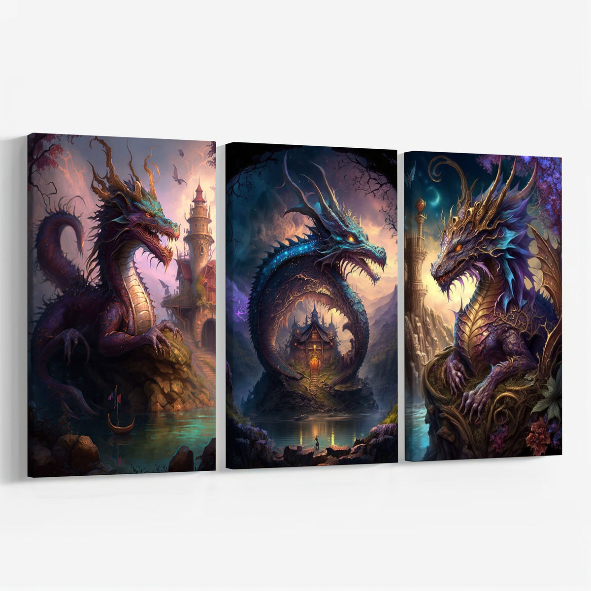 Whispers of Dragon Lore Set|  Paint By Numbers Kit