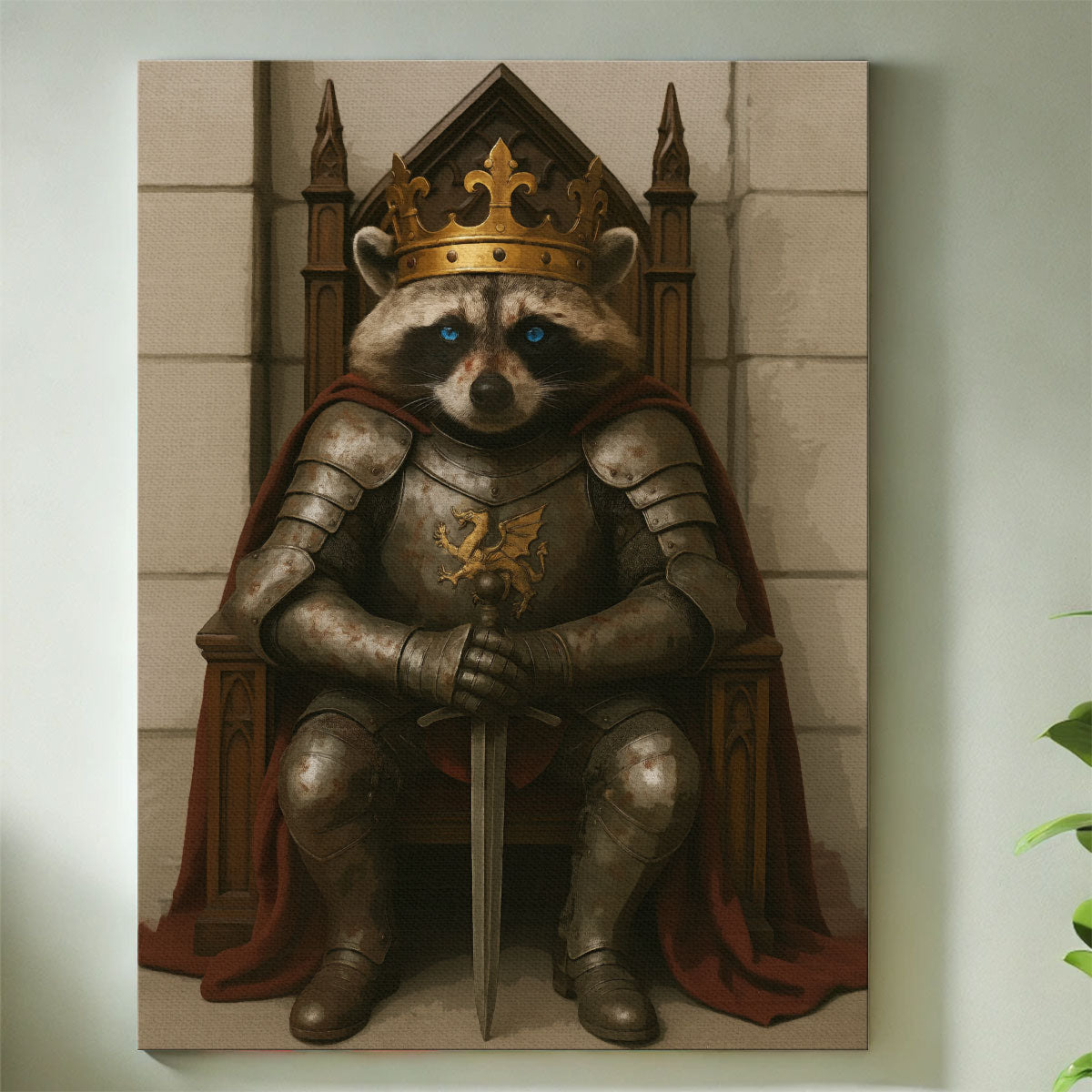 The Raccoon King| Paint By Numbers Kit